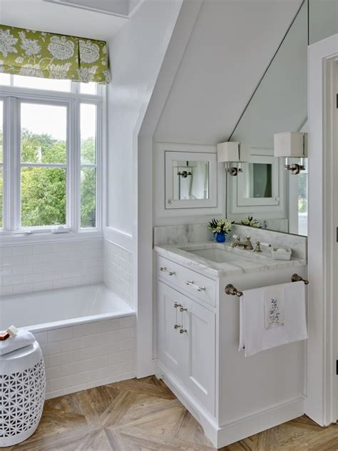 Traditional White Bathroom in Benjamin Moore White Dove Traditional ...