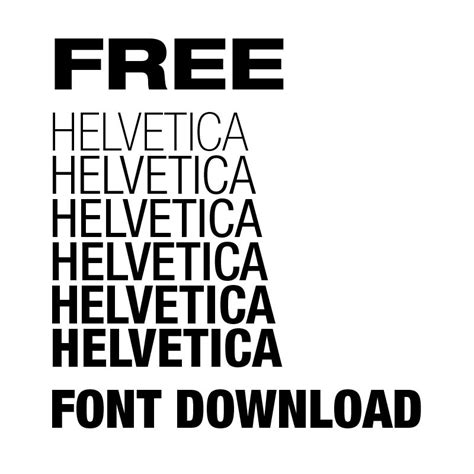 Helvetica Font Download - Free