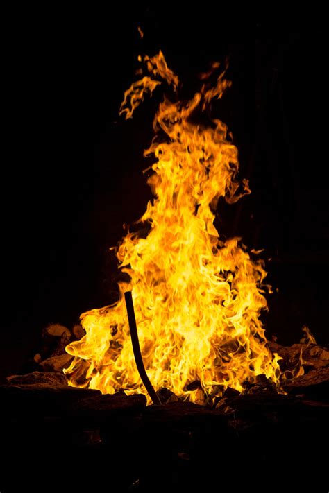 Fire Pit Flames Free Stock Photo - Public Domain Pictures