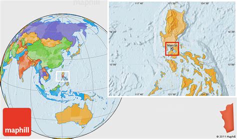 Manila Location On World Map