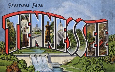 Greetings from Tennessee - Large Letter Postcard | Productio… | Flickr