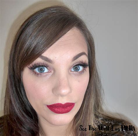 Red Glitter Lips - Valentine's Day Makeup! | See the World in PINK