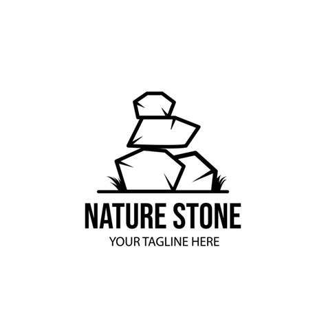 stone logo vector design balance,illustration stone logo vector 5403659 Vector Art at Vecteezy