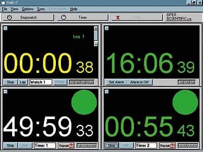 Sper Scientific 810050 (TIME IT) PC Timer Software for Windows from ...