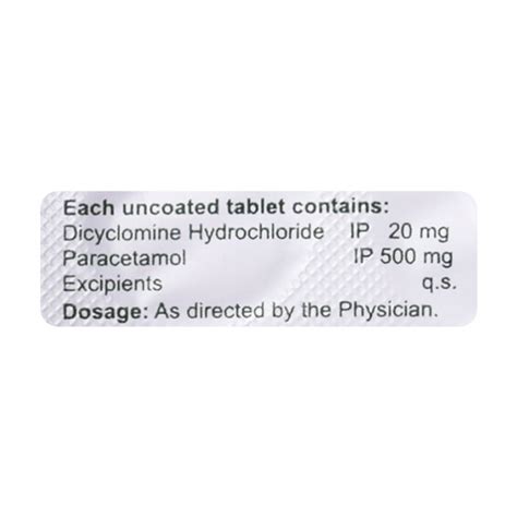 CYCLOPAM Tablet 20's - Price, Uses, Side Effects | Netmeds