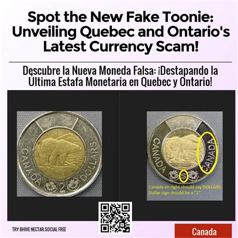 Spot the New Fake Toonie: Unveiling Quebec and Ontario's Latest Curren – SPANGLISH.CA