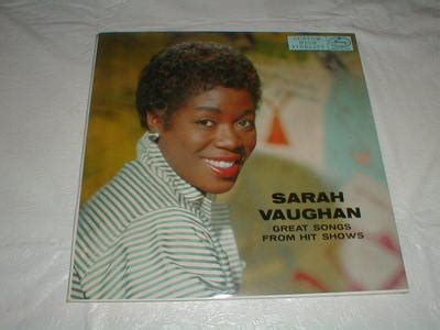 popsike.com - Sarah Vaughan Great Songs from Hit Shows - auction details