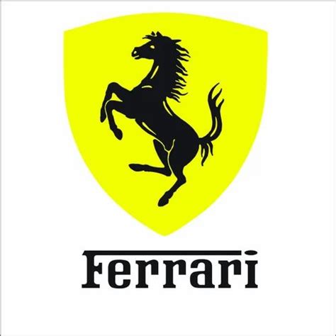 Ferrari Vinyl Sticker Decal Logo at Rs 100/piece | signs in Kannur | ID: 10872042191