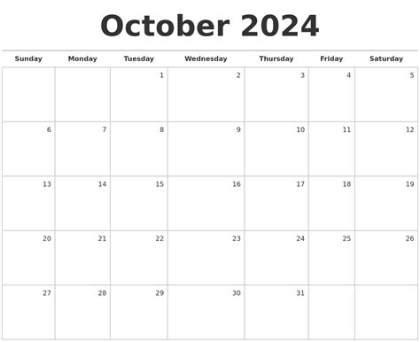 Month Calendar 2024 October - December 2024 Calendar