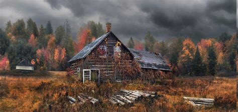 Fall Cabin Wallpapers - Top Free Fall Cabin Backgrounds - WallpaperAccess