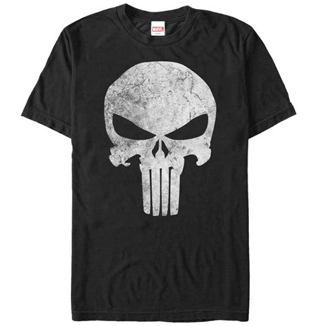 Marvel Men's Punisher Retro Skull Symbol T-Shirt - Walmart.com