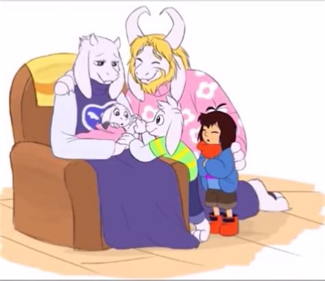 Toriel, Asgore, Asriel, Frisk & Astell ️ | Undertale, Undertale comic, Undertale cute