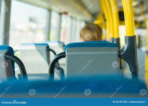 City bus interior stock photo. Image of seat, system - 26187108