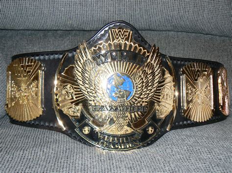 WWF Winged Eagle championship belt | Shot of my WWF Winged E… | Flickr