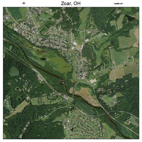 Aerial Photography Map of Zoar, OH Ohio