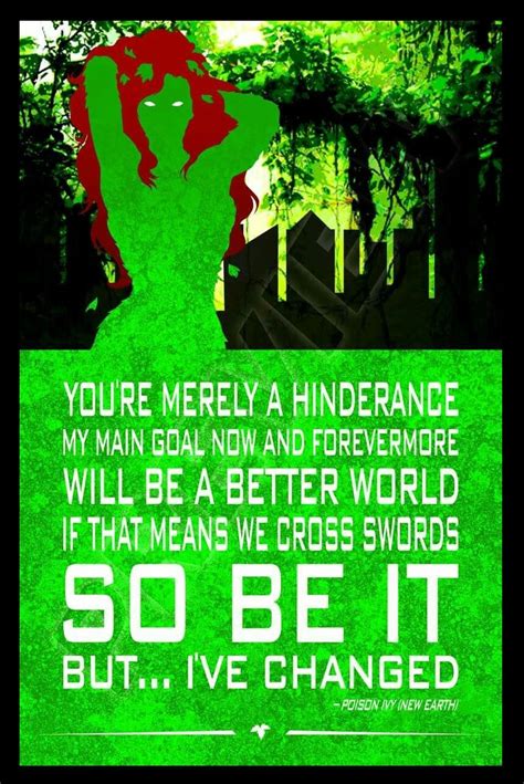 Series 5 Poster 9 - Poison Ivy | Poison ivy, Dc poison ivy, Superhero quotes