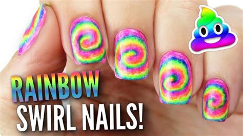 DIY Rainbow Swirl Nails! - FlawlessEnd