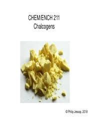 Understanding Chalcogens: Properties, Reactions, and Applications | Course Hero