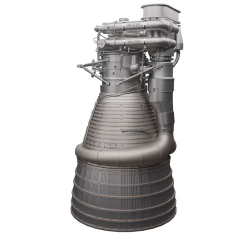 Rocket engine f-1 3D model - TurboSquid 1577619