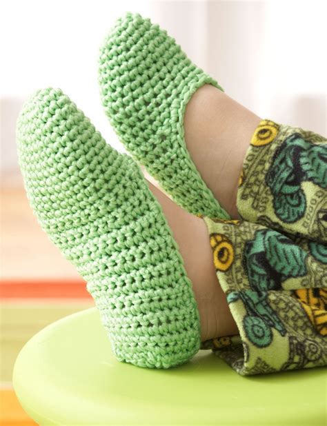 Best Of Bernat Easy Family Slippers Crochet Pattern Easy Crochet ...