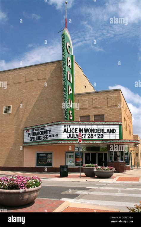 Denton, Texas : Historic Campus Theater in Downtown Denton Tx Stock ...