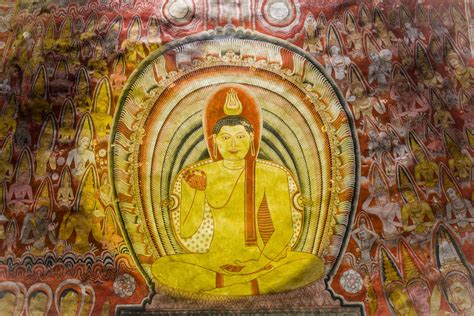 Dambulla Cave Temple murals - The Island Insider