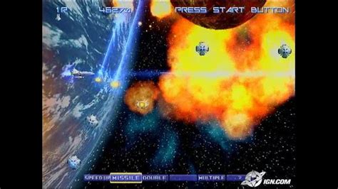 Gradius V PlayStation 2 Gameplay - Getting options. - IGN