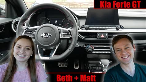 2020 Kia Forte GT Interior Review (Beth + Matt) - YouTube