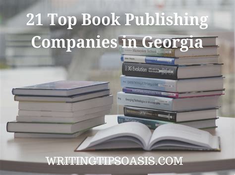 21 Top Book Publishing Companies in Georgia - Writing Tips Oasis