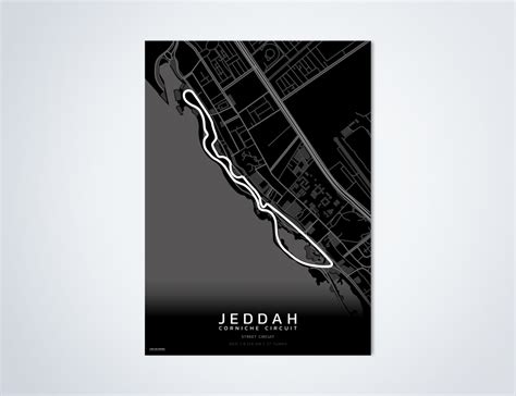 Jeddah Corniche Circuit Poster