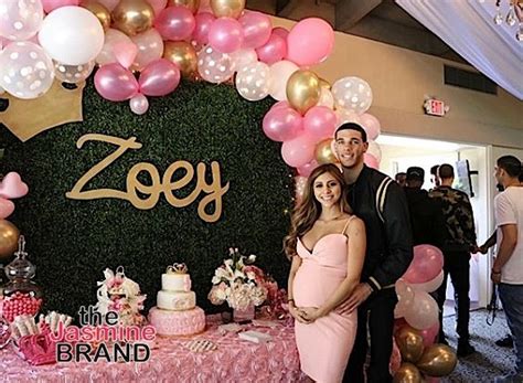 Lonzo Ball & Girlfriend Denise Garcia's Baby Shower! [Photos] - theJasmineBRAND