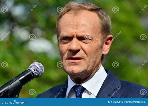 Donald Tusk the President of the European Council Present in Warsaw ...