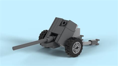 LEGO MOC M-42 45mm Anti-tank gun by eattoaster | Rebrickable - Build with LEGO