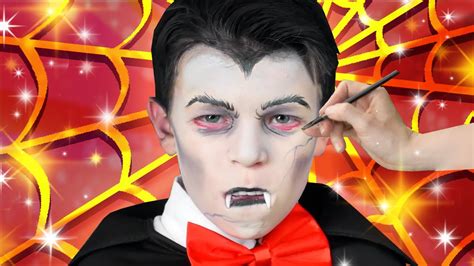 Dracula Face Paint | SpookyPop - YouTube