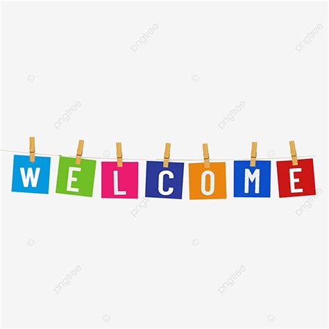 Welcome Sign PNG Picture, Welcome Clip Art Sign, Welcome, Welcome Clip Art, Brand PNG Image For ...