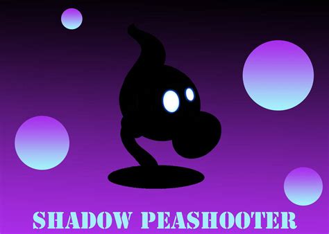 Shadow Peashooter (Powered) Silhouette by ClemansProductions on DeviantArt