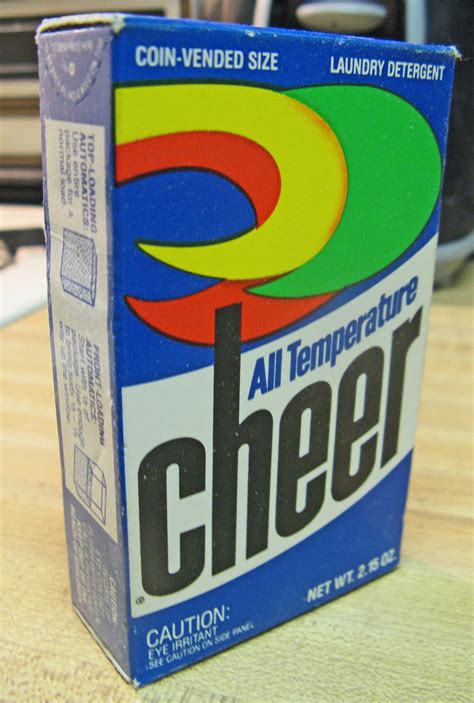 VINTAGE CHEER LAUNDRY DETERGENT | "Mini Size"- Sold in Coin-… | Flickr