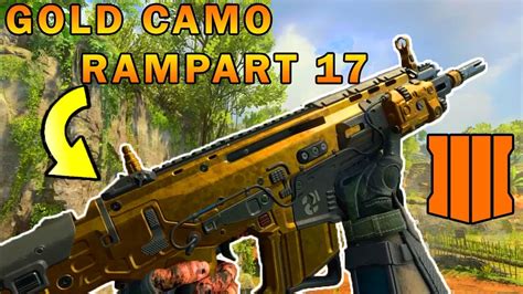 UNLOCKING GOLD CAMO ASSAULT RIFLE!! Unlocking Gold Camo Rampart 17 ...