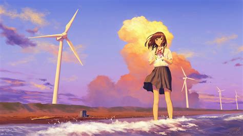 1024x576 Resolution Anime Girl HD Aesthetic 1024x576 Resolution ...