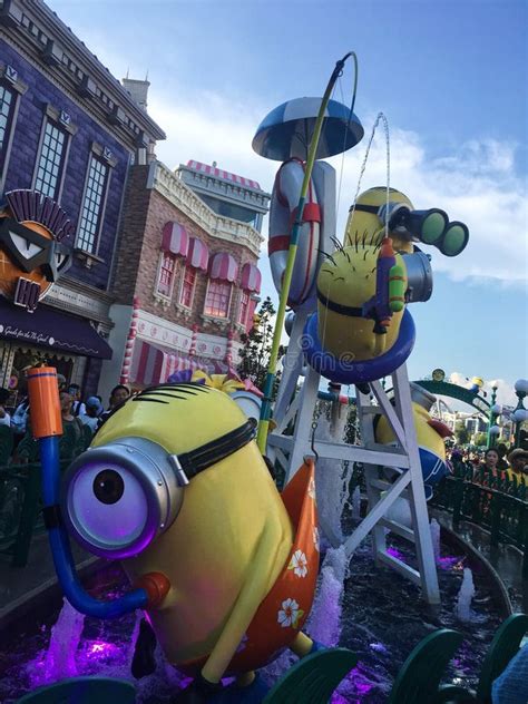 USJ - Minions Park editorial stock photo. Image of august - 122796598