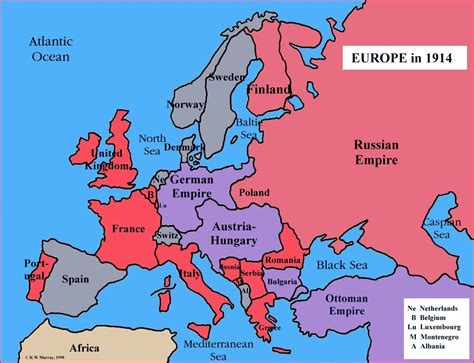 Map Depicting the Austro-Hungarian Empire