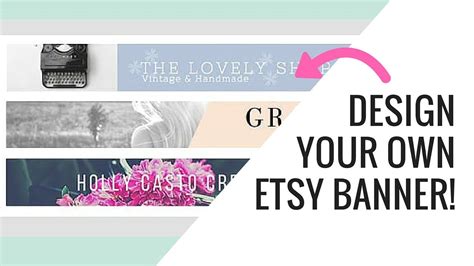 Free Etsy Banner Maker and Easy Tutorial Using Canva | Free etsy banners, Etsy banner, Etsy shop ...