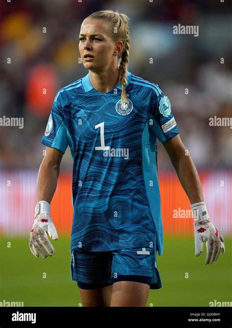 Germany goalkeeper Merle Frohms during the UEFA Women's Euro 2022 Group ...