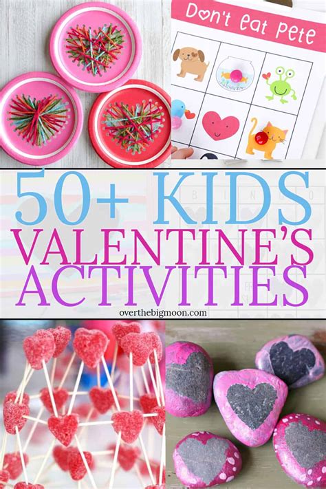 50+ Valentine's Day Activities for Kids - Over the Big Moon