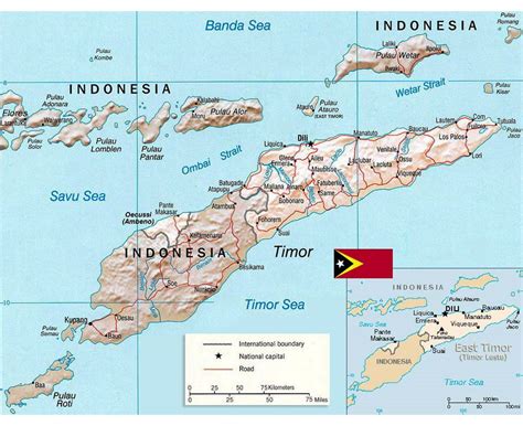 Maps of East Timor | Collection of maps of East Timor | Asia | Mapsland | Maps of the World