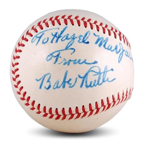 Babe Ruth Signed Baseball