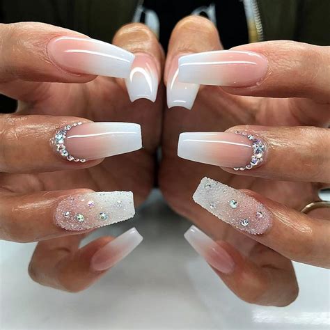 awesome 25 Fancy White Coffin Nails - Bright and Fasionable Designs ...