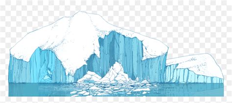 Iceberg Cartoon Clipart - Iceberg Clipart, HD Png Download - vhv