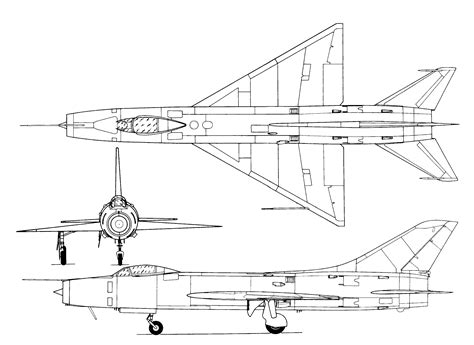 Sukhoi Su-9 Blueprint - Download free blueprint for 3D modeling