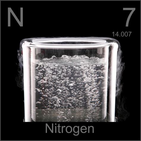 Sample of the element Nitrogen in the Periodic Table